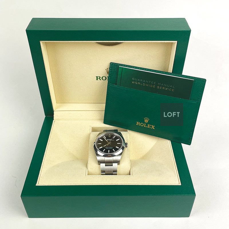 Rolex Oyster Perpetual 114300 Black Dial 39 mm