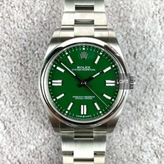 Rolex Oyster Perpetual Dial Verde 41 mm