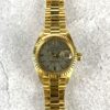 Rolex Lady-Datejust 26 Gold President Linen Dial