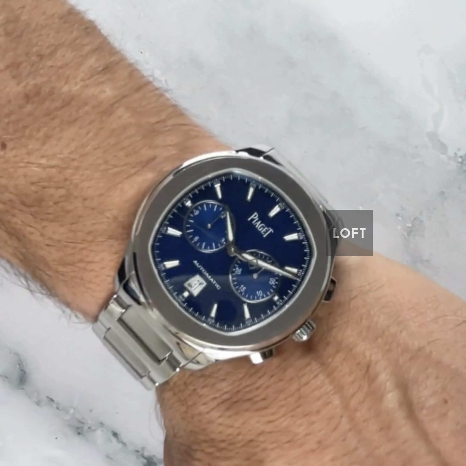 Piaget Polo S Automatic Chronograph Blue Dial 42 mm