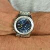 Breitling Navitimer World 46 GMT Chronograph Blue Dial