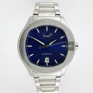 Piaget Polo Date Steel Automatic Blue Dial 42 mm