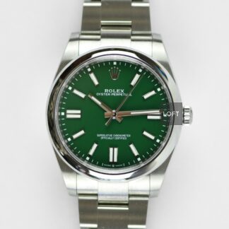 Rolex Oyster Perpetual Ref. 124300 Green Dial 41 mm
