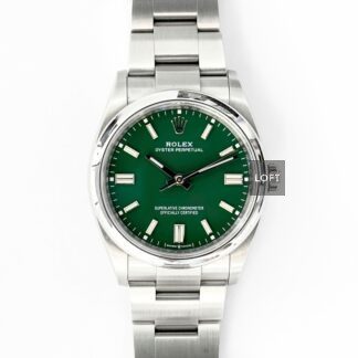 Rolex Oyster Perpetual Ref. 126000 Green Dial 36 mm